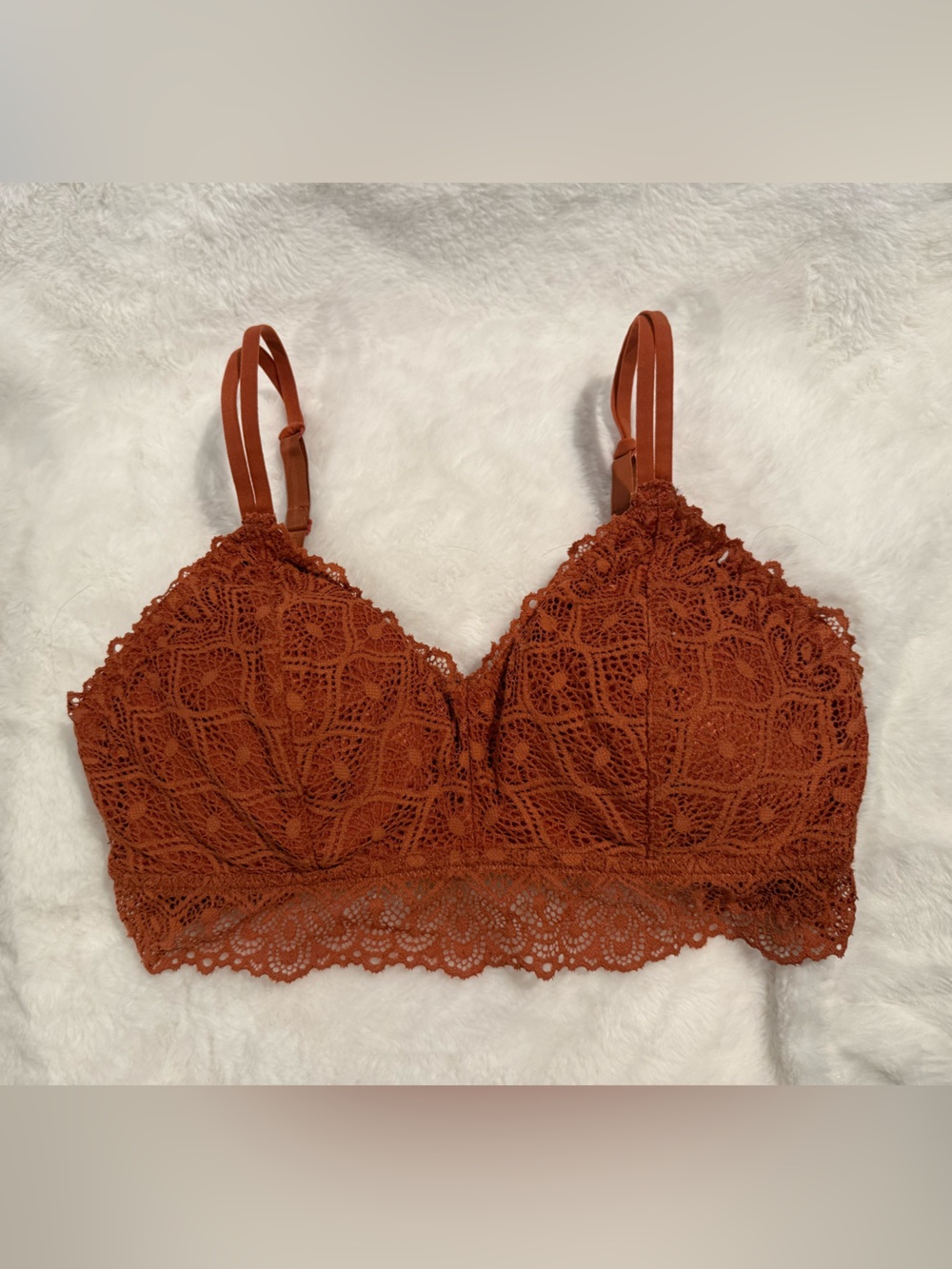 Maurices Rust Lace Bralette
